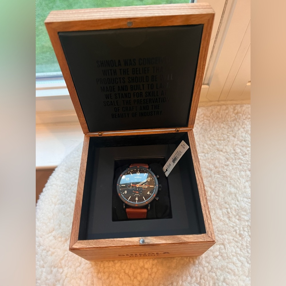 Shinola Canfield sport chrono watch